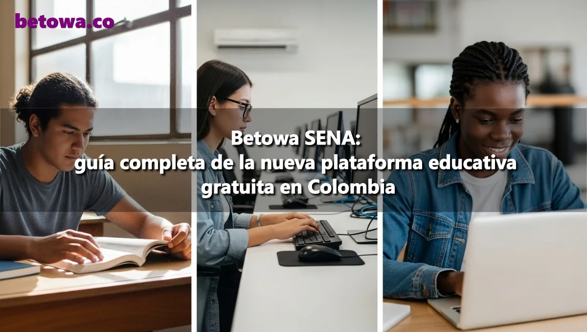 Betowa SENA guía completa de la nueva plataforma educativa gratuita en Colombia