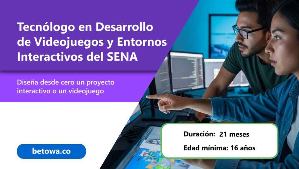 Qué es el Tecnólogo en Desarrollo de Videojuegos y Entornos Interactivos del SENA