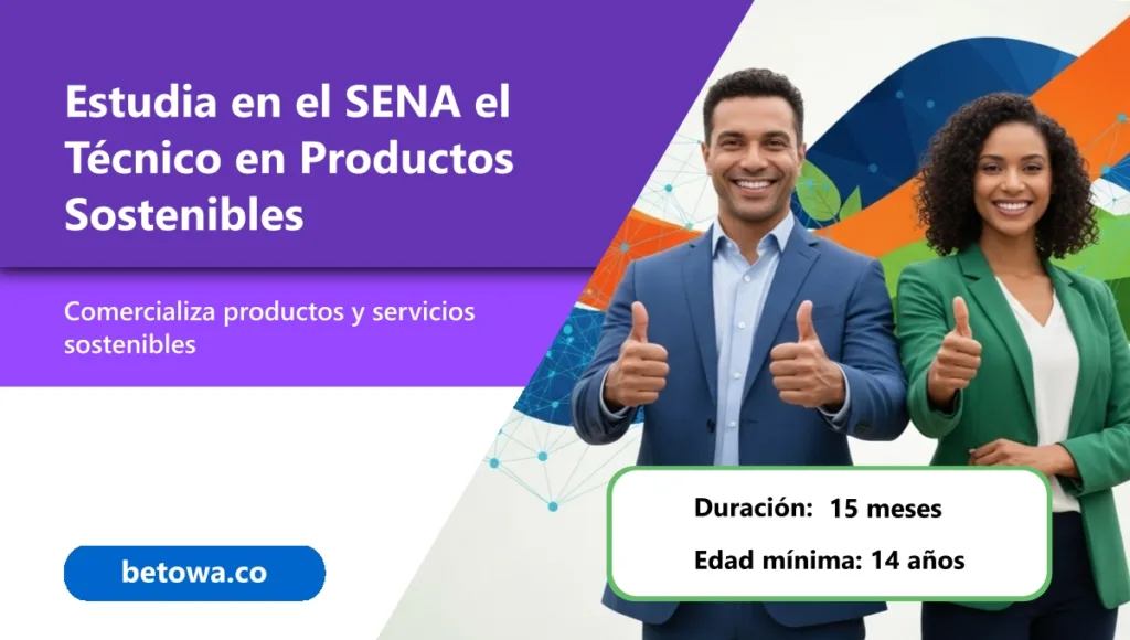 Estudia en el SENA el Técnico en Productos Sostenibles