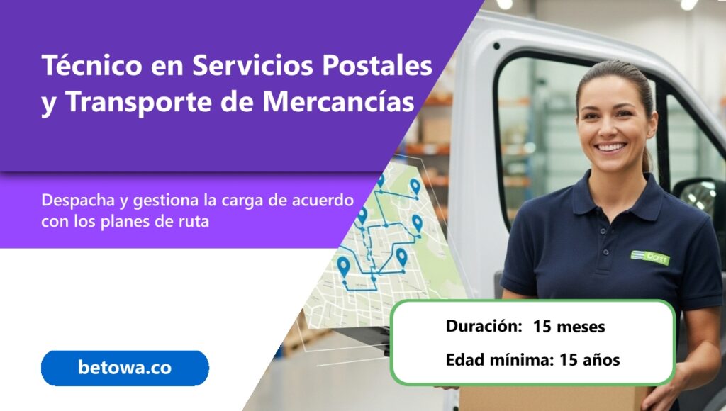 Técnico en Servicios Postales y Transporte de Mercancías así es el programa SENA