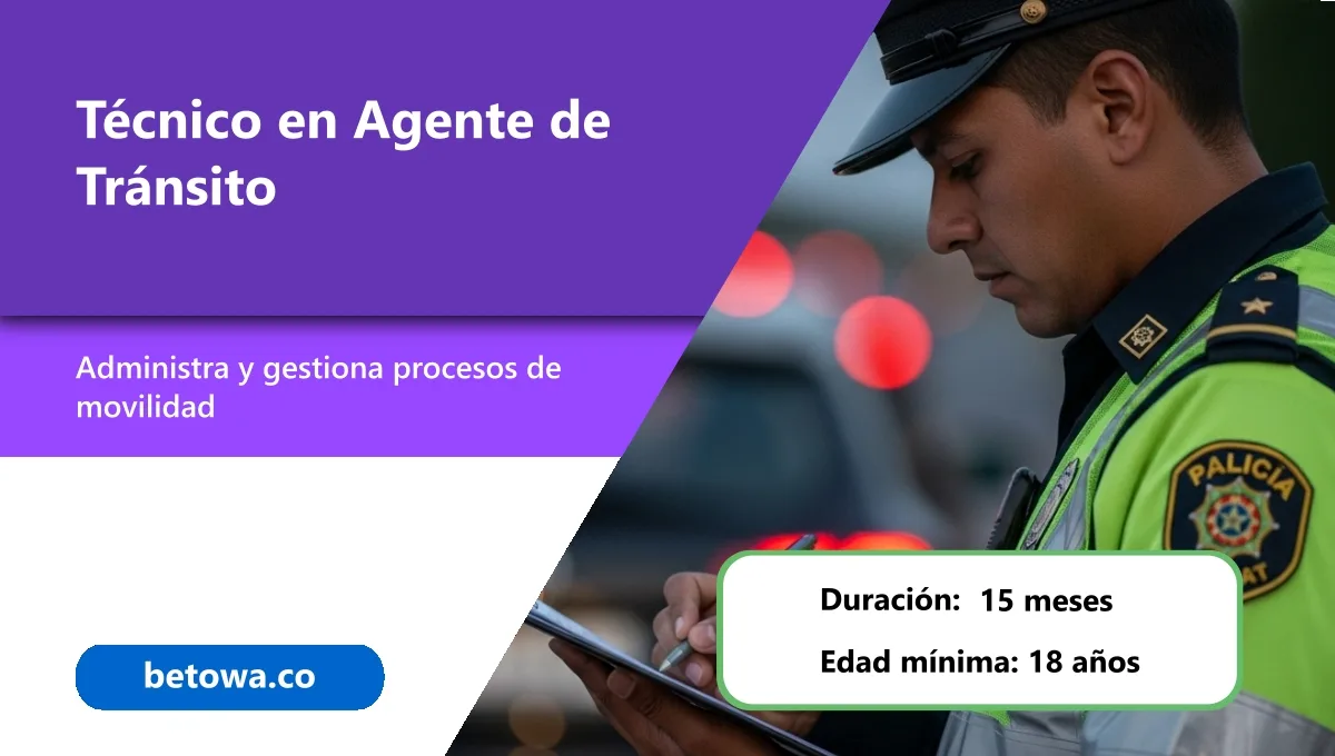 Técnico en agente de tránsito así es el programa SENA