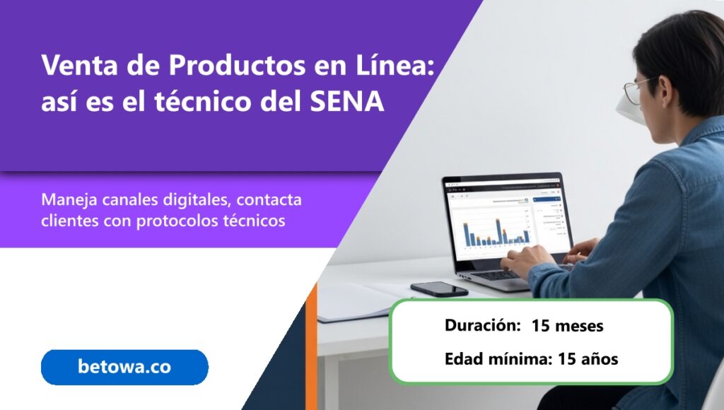 Venta de Productos en Línea así es el técnico del SENA